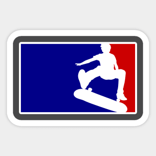 Skateboarding Major Leagues Sticker